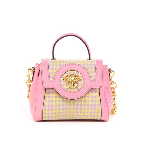 versace sac bandouliere rose|versace handbags.